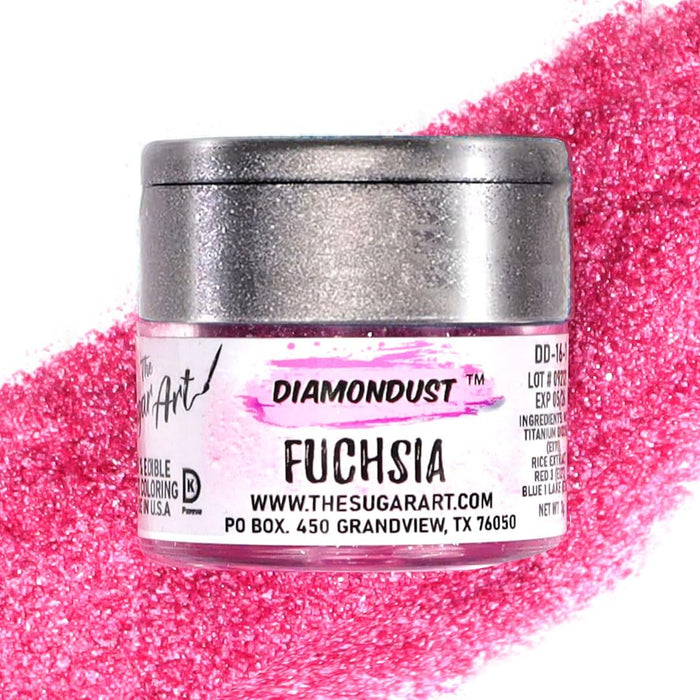 Green Edible Glitter for Drinks, Cocktails, Cake Decorating, Strawberries, Chocolates & More | No Taste | 4g | 100% Food-Safe | Kosher, Vegan, Gluten & Nut Free | DiamonDust by The Sugar Art