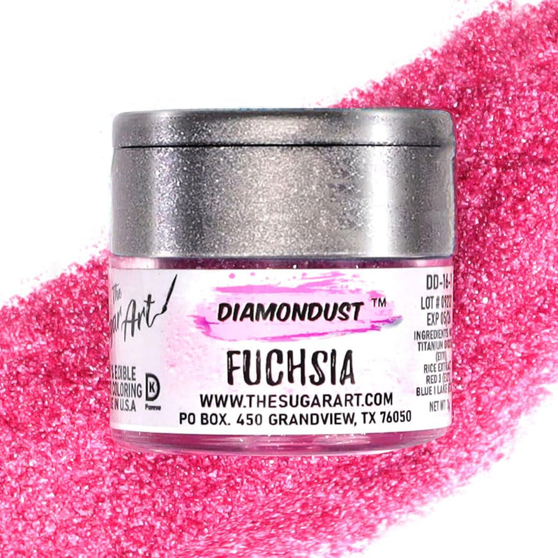 Green Edible Glitter for Drinks, Cocktails, Cake Decorating, Strawberries, Chocolates & More | No Taste | 4g | 100% Food-Safe | Kosher, Vegan, Gluten & Nut Free | DiamonDust by The Sugar Art