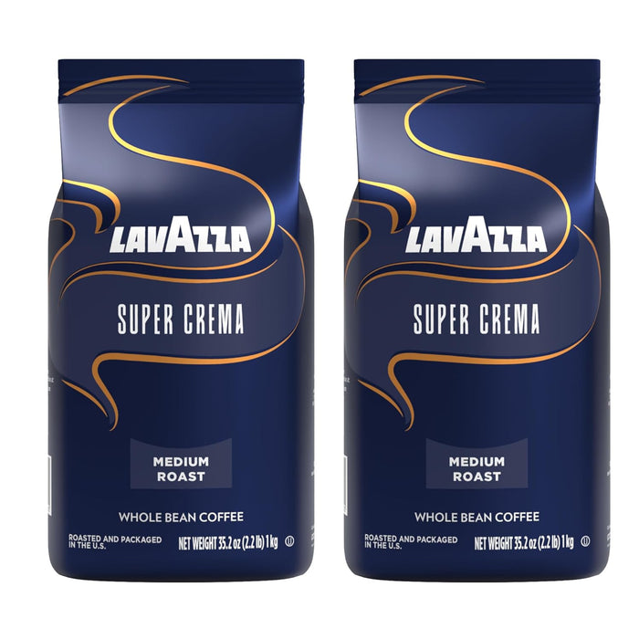 Lavazza Espresso Whole Bean Coffee, Medium Roast, 100% Arabica, 2.2 lb Bag (Pack of 1)