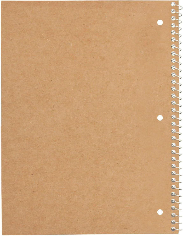 Mead Spiral Notebook, 6 Pack, 1 Subject, College Ruled Paper, 7-1/2" x 10-1/2", 70 Sheets per Notebook, Assorted Bright Colors (830050-ECM)