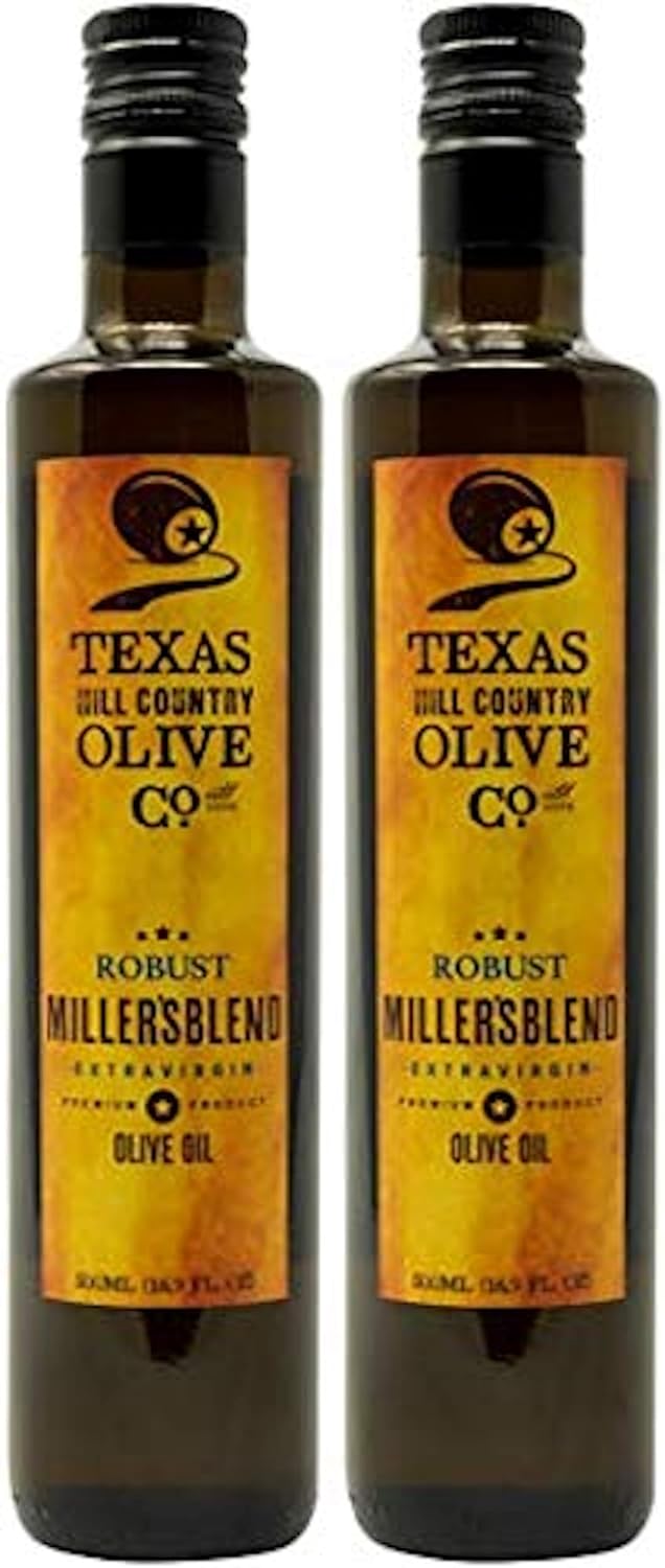 Sola Stella Extra Virgin Olive Oil - Cold Pressed Gourmet EVOO Olive Oil - Uniquely Smooth & Buttery - Perfect for Cooking Baking & Finishing - Award Winning & Made in Texas (16.9 oz)