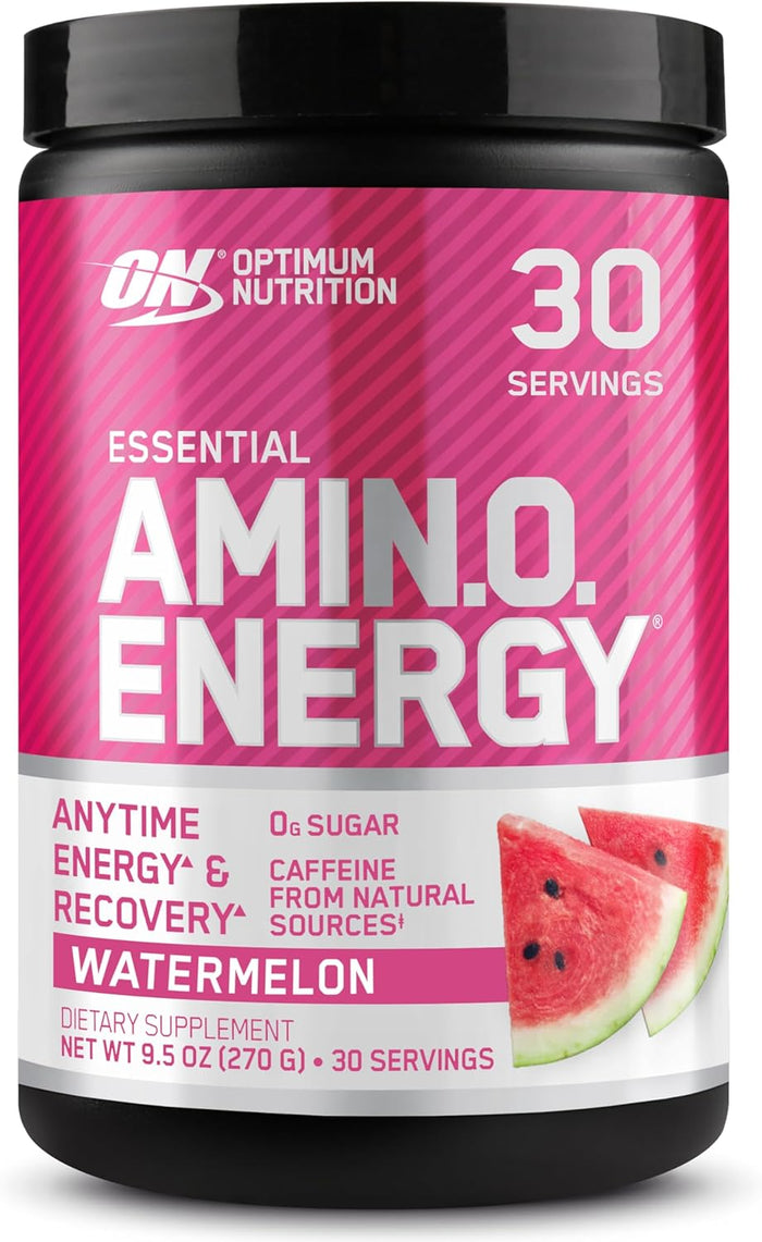 Optimum Nutrition Amino Energy - Pre Workout with Green Tea, BCAA, Amino Acids, Keto Friendly, Green Coffee Extract, Energy Powder - Concord Grape, 65 Servings (Packaging May Vary)
