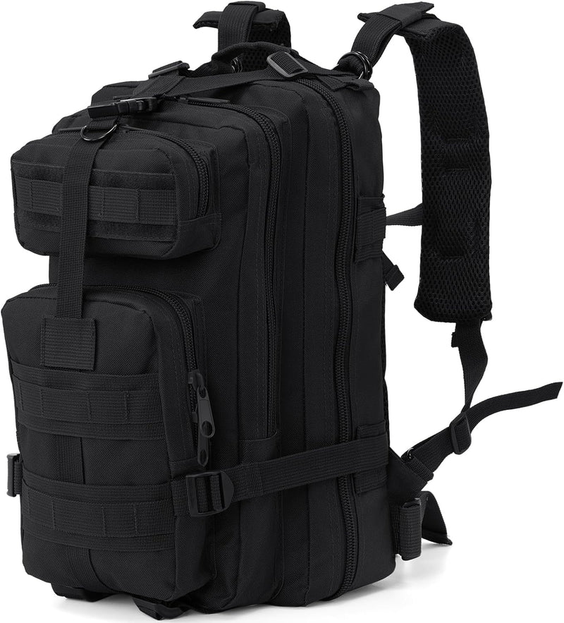 Small Military Tactical Backpack, 30L Tactical Assault Bag for Men, Army Assault Rucksack GYM Hiking Backpack Bug Out Bag Khaki