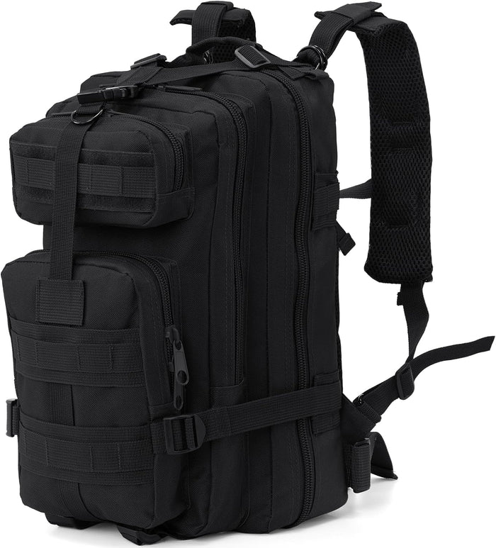 Small Military Tactical Backpack, 30L Tactical Assault Bag for Men, Army Assault Rucksack GYM Hiking Backpack Bug Out Bag Khaki
