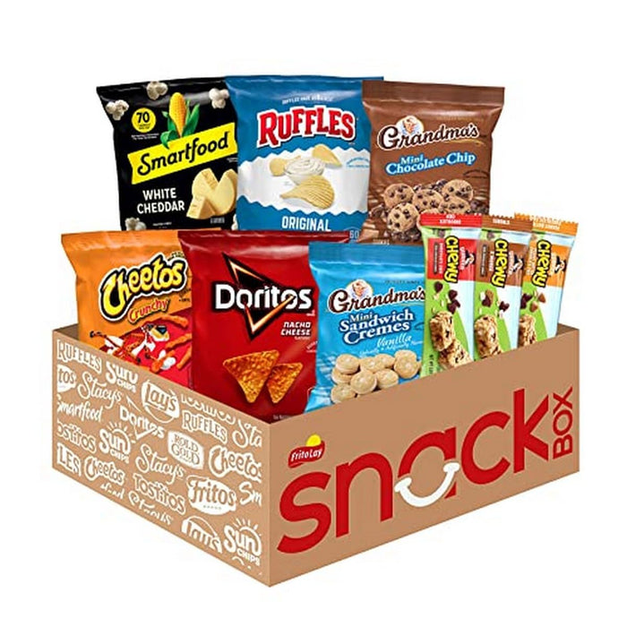 Frito-Lay Ultimate Snack Care Package, Variety Assortment of Chips, Cookies, Crackers & More, (Pack of 40)