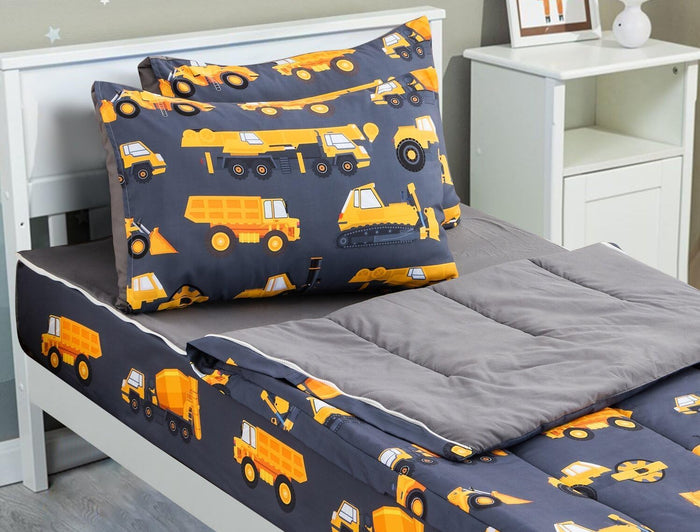 Meeting Story 3pcs Kids Comforter Sets Zipper Bedding Set for Girls,Twin Kid Bedding Set Rainbow Comforter Flower Bedding for Kid,All in one Zipper Bedding（Beige,Twin）