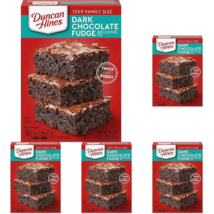 Duncan Hines Brownie Mix, Dark Chocolate Fudge, 18.2 oz.