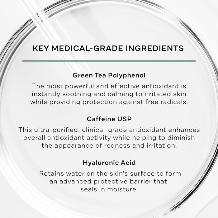 Replenix Medical-Grade Caffeine Fortified Calming Face Serum with Hyaluronic Acid for Sensitive Skin (1 Fl. Oz)