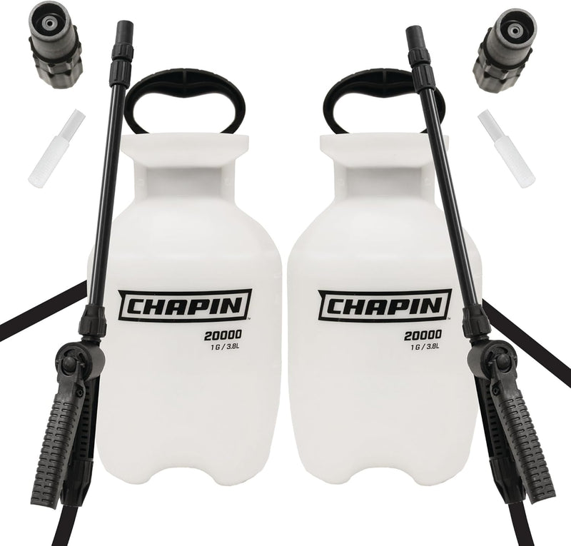 Chapin 20004 Made in USA 1 -Gallon Lawn and Garden Pump Pressured Sprayer, for Spraying Plants, Garden Watering, Weeds and Pests