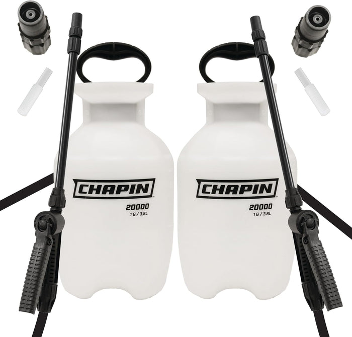 Chapin 20004 Made in USA 1 -Gallon Lawn and Garden Pump Pressured Sprayer, for Spraying Plants, Garden Watering, Weeds and Pests