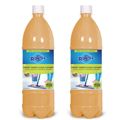 Rinsl Floor Cleaner - 1 Litre Luxury Chandan |- Pack of 2-2 Litre