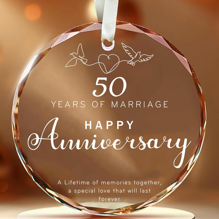 New Home Ornament 2025 – Glass Housewarming Christmas Ornament, Elegant Holiday Decoration for New Homeowners, First Home Keepsake Gift for Couples or Families