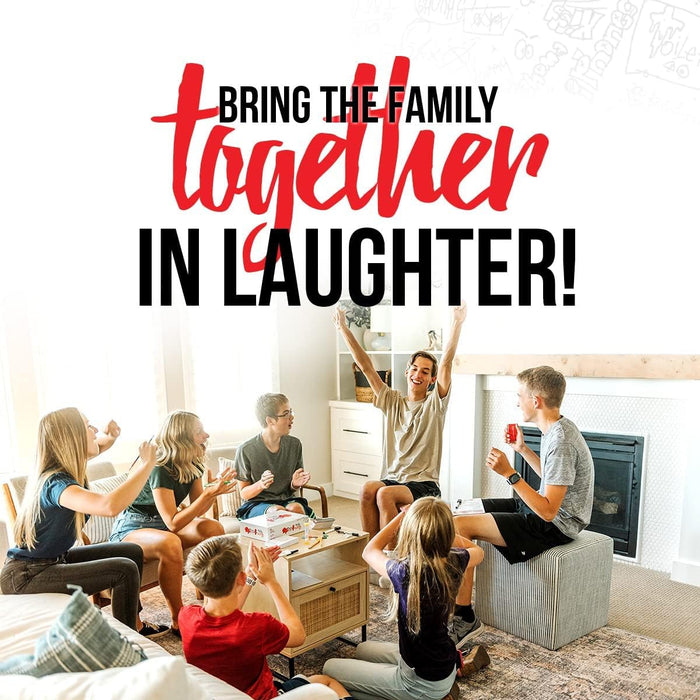 Inspiration Play Spoof Family Party Bluffing Board Game - Funny and Great for Groups Ages 8 and Up - 3-8 Players