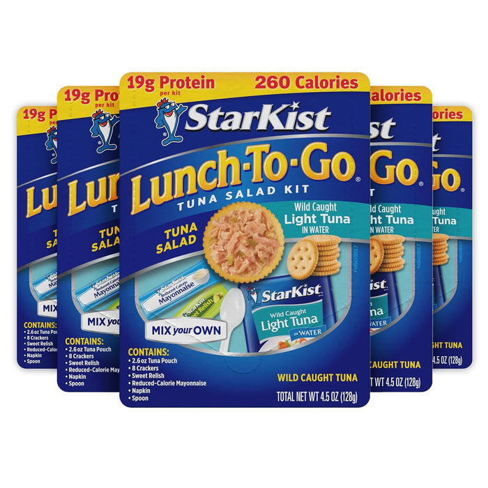 StarKist Lunch To-Go Chunk Light Pouch - Mix Your Own Tuna Salad - (Packaging 4.1 Ounce (Pack of 12)
