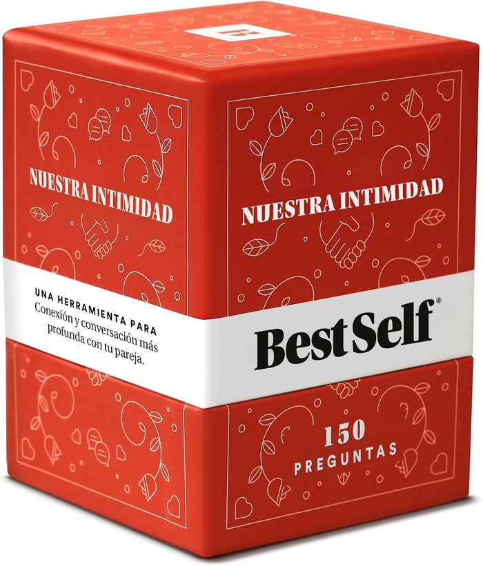 BestSelf Intimacy Deck – 170 Couples Conversation Starters, Romantic Couples Card Game, Fun Couples Game for Adults, Build Emotional Connection & Deeper Bond