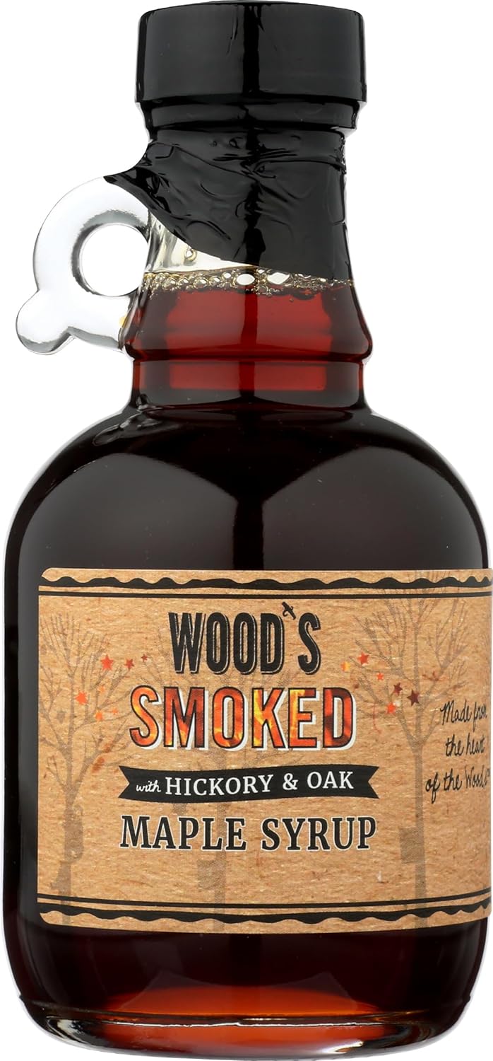 WOODS VERMONT Rum Barrel Aged Maple Syrup, 8.45 OZ
