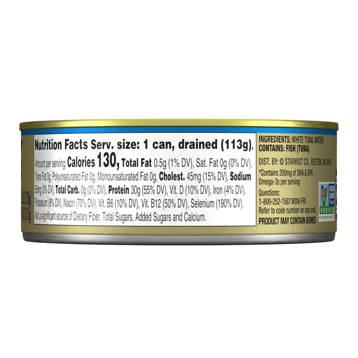 StarKist Selects No Salt Added Chunk White Albacore Tuna in Water, 4.5 oz (12 Pack) Canned Tuna Fish, Wild Caught, Gluten Free, Ready to Eat, Perfect for Salads, Keto Meals & Snacks, 30g Protein