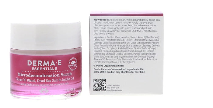 Derma E: Microdermabrasion Scrub w/Dead Sea Salt, 2 oz (3 pack)