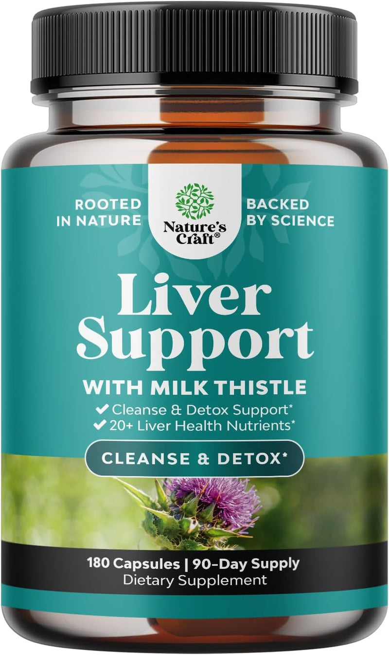 Liver Cleanse Detox & Repair 70 Capsules - Herbal Liver Support Milk Thistle Supplement - Silymarin Milk Thistle Supplements with Dandelion Root, Choline, Beetroot & Artichoke Extract