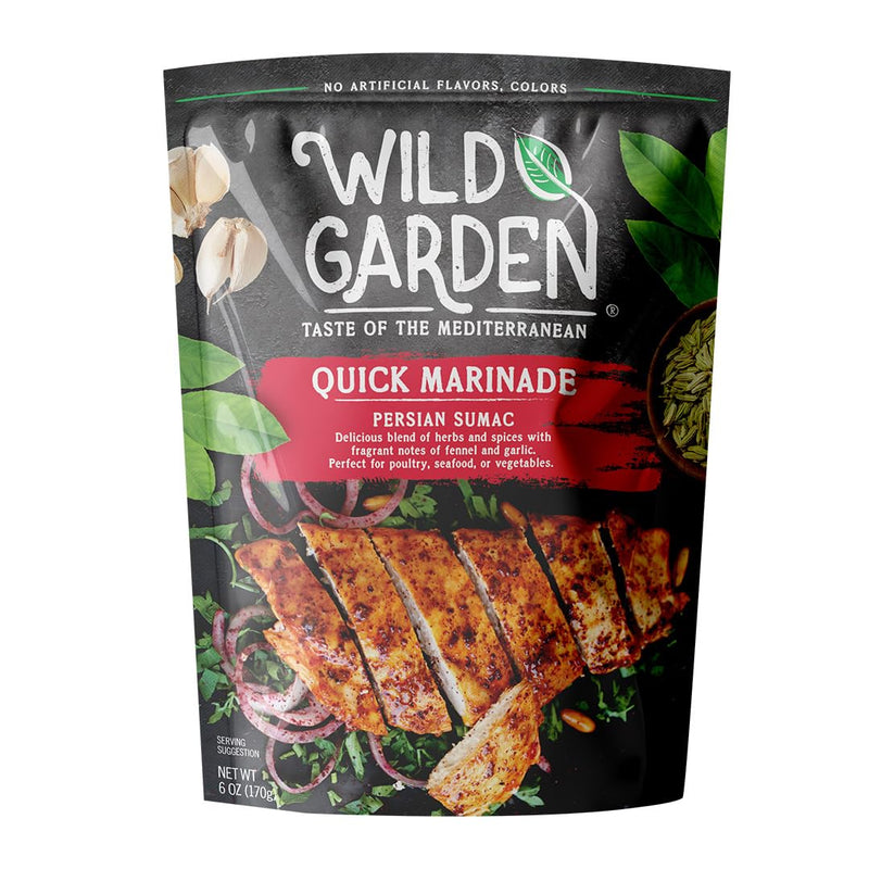 Wild Garden Ready-To-Go Gourmet Turkish Taouk Marinade, 100% All Natural, No Additives, No Preservatives, Bold, Flavorful, Perfect for Grilled Chicken, Shish Tawook, Kabab! 6oz