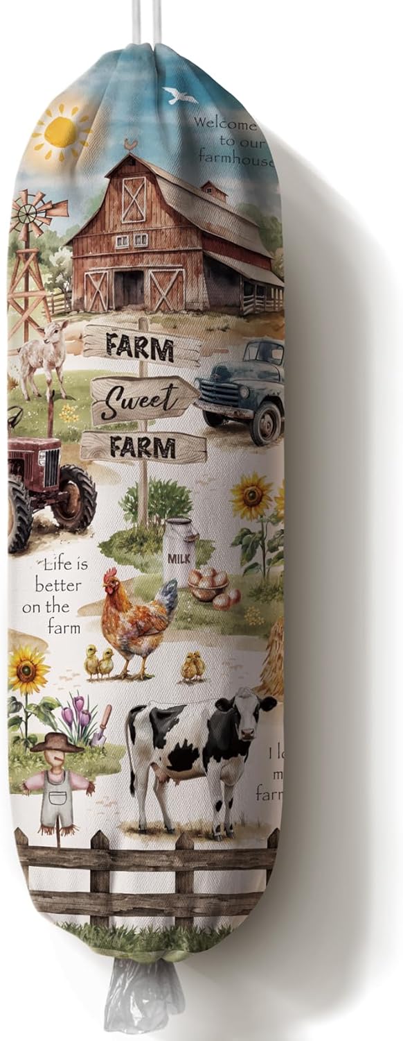 Lake Life Plastic Bag Holder Lake Themed Grocery Bag Holder Organizer Storage Cute Lake House Gifts