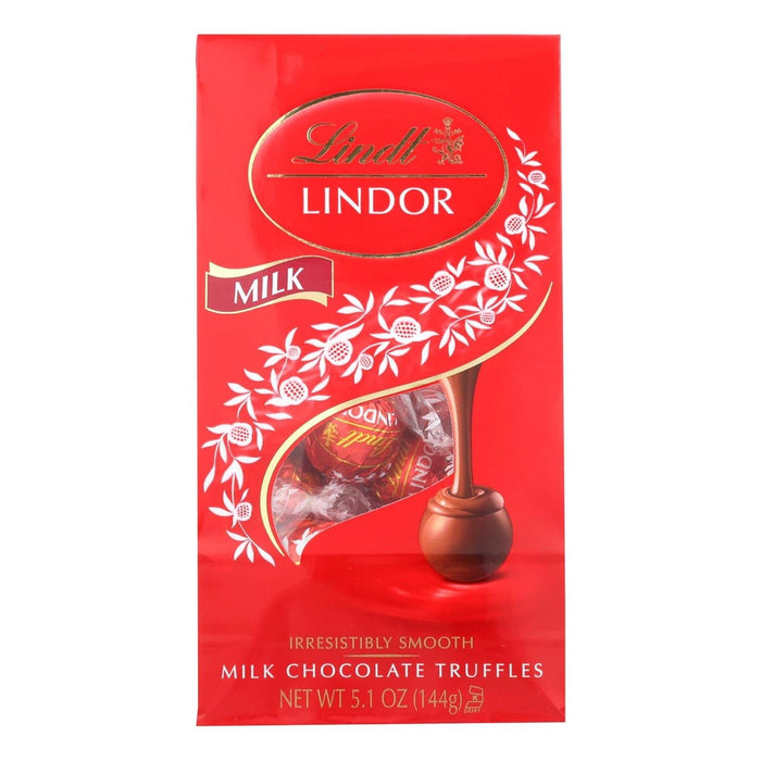 Lindt LINDOR Milk Chocolate Candy Truffles, Milk Chocolate with Melting Truffle Center, 15.2 oz. Bag