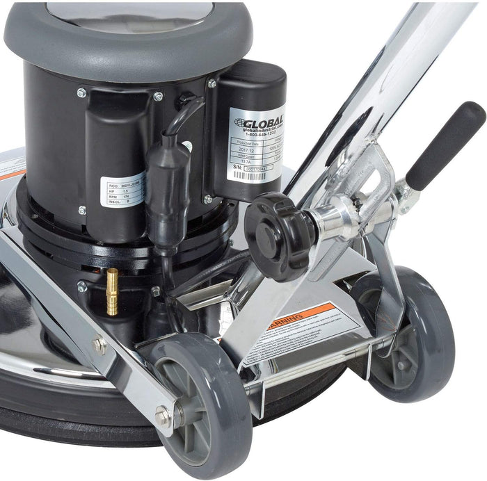 Global Industrial Corded Floor Machine, 20" Cleaning Width