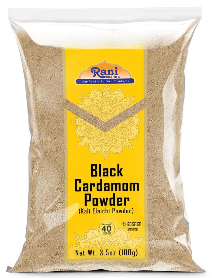 Rani Black Cardamom Pods (Kali Elachi) Whole Indian Spice 14oz (400g) ~ All Natural | Vegan | Gluten Friendly | NON-GMO | Kosher | Indian Origin | Smokey, Tsaoko, Cao Guo, Bach Dan Khau, Badi