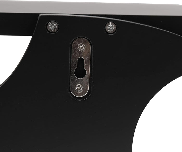 Bat Shelf Black Hanging Shelves Floating Shelves with 3 Key Hooks