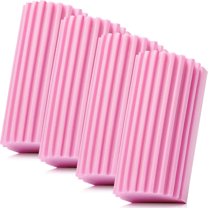 8 Pack Damp Dusting Sponge Duster, Grey Dust Cleaning Sponge, Reusable Household Cleaning Sponge Tool for Blinds, floorboards, Fan Blades, Vents, Glass, Railings, Mirrors