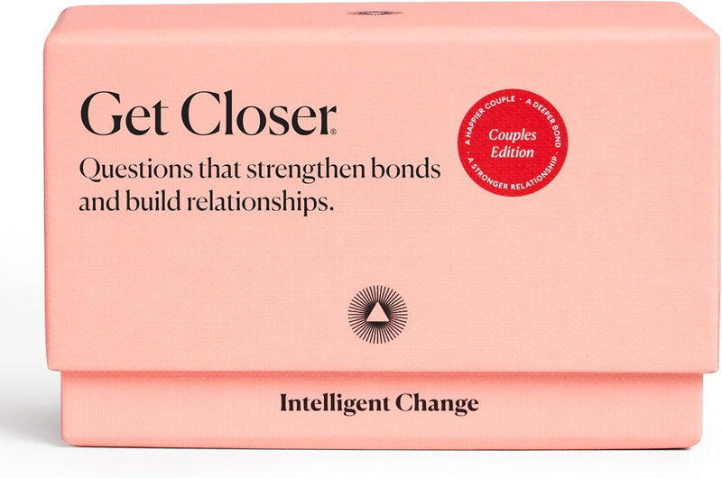 Intelligent Change Get Closer Social Bonding Card Game, Conversation Starters with Fun Questions & Activities, Talking Games for Adults, Icebreaker Game with 100 Question Cards