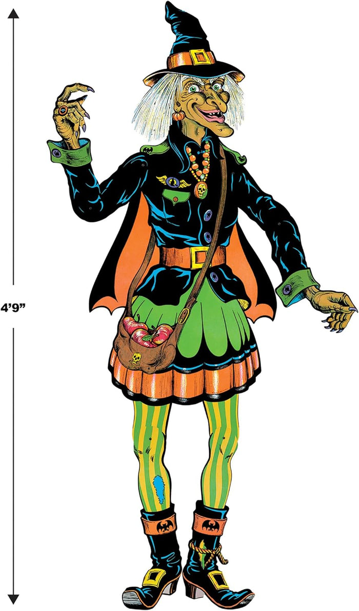Beistle Vintage Halloween Jointed Witch