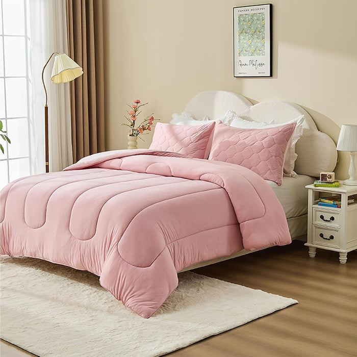 Bestier Kids Comforter Set - 2 Pieces Toddler Bedding Sets for Boys and Girls, Sorona® Natural Plant Fiber Comforter Sets with Oeko-TEX® Standard 100/CPC Certification, Toddler Size, 42“x57”