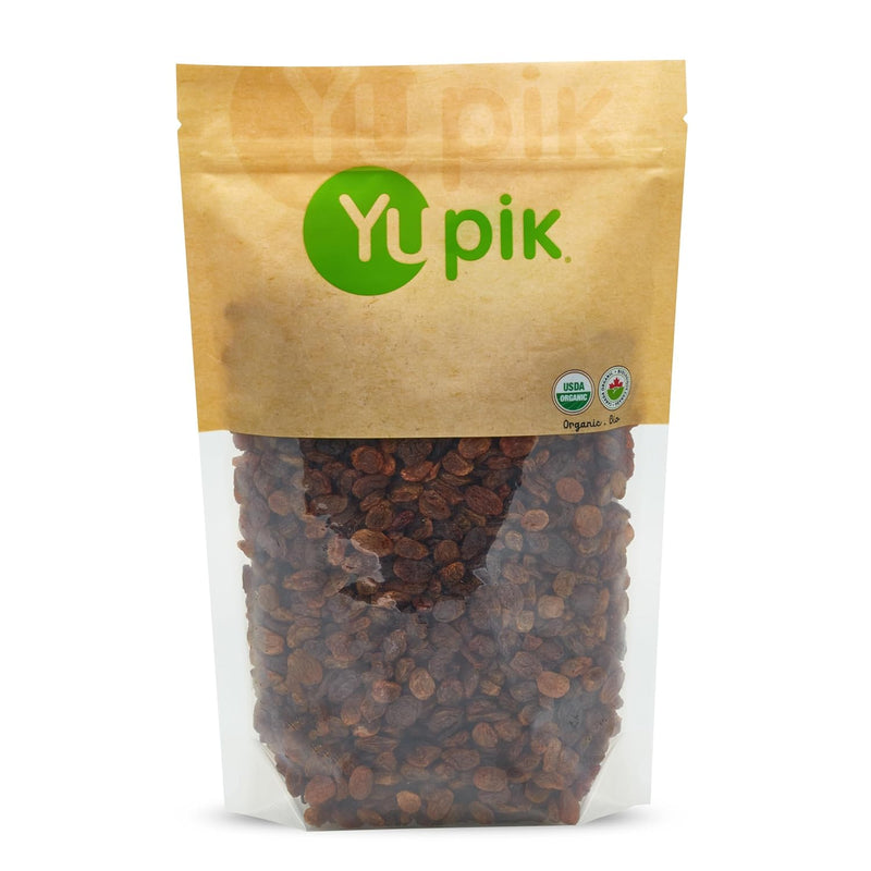 Yupik Organic Thompson Raisins, 2.2 lb, Gluten-Free, Kosher, Non-GMO, Vegan, Dried Fruits, Naturally Sweet, No Added Sugar, Seedless, Healthy Snacks, Fruity Topping & Inclusion, Ideal for Baking
