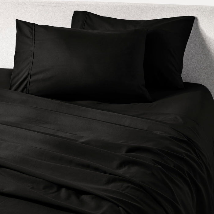 PeachSkinSheets Almond Ivory Sheet Set - 1500tc Level of Softness - Extra Soft Cooling Sheets for Hot Sleepers and Night Sweats - Twin Size