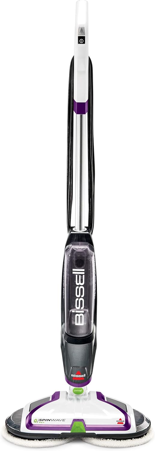 Bissell® SpinWave Hard Floor Expert Corded Spin Mop Cleaner with Washable mop Pads for Sealed Hard Floors, 20393