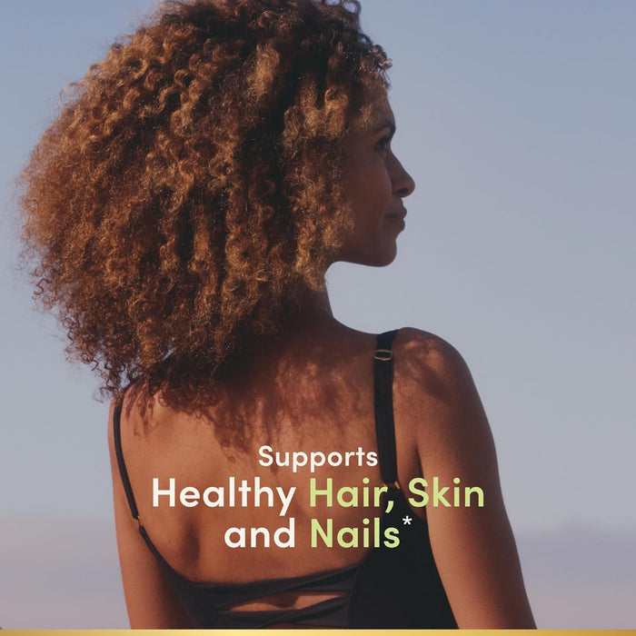 Nature's Bounty Biotin Hair Skin and Nails Vitamins, Supports Healthy Hair, Skin and Nails, 10,000 mcg, 120 Softgels (Pack of 1)