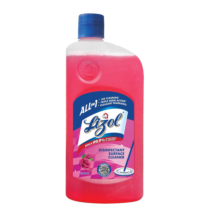Lizol Disinfectant Surface & Floor Cleaner Liquid, Citrus - 5 Litre | Suitable for All Floor Cleaner Mops | Kills 99.9% Germs| India's #1 Floor Cleaner