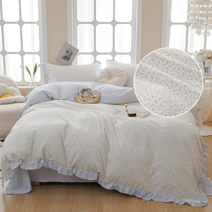 Leopard Print Comforter Set Full Size Animal Cheetah Printed Comforter Set 3 Pieces Fluffy Soft Microfiber Brown/Black Floral Bedding Set Farmhouse Boho Bed Comforter with 2 Pillowcases for All Season