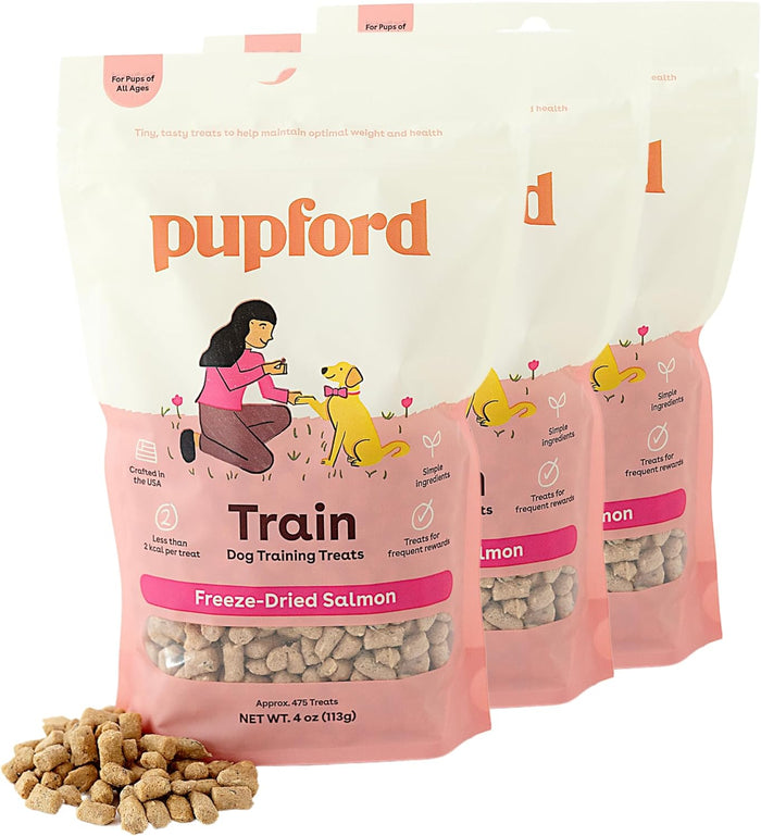 Pupford Freeze Dried Training Treats for Dogs & Puppies, 475+ Two Ingredient Bites (Chicken, 4 oz)
