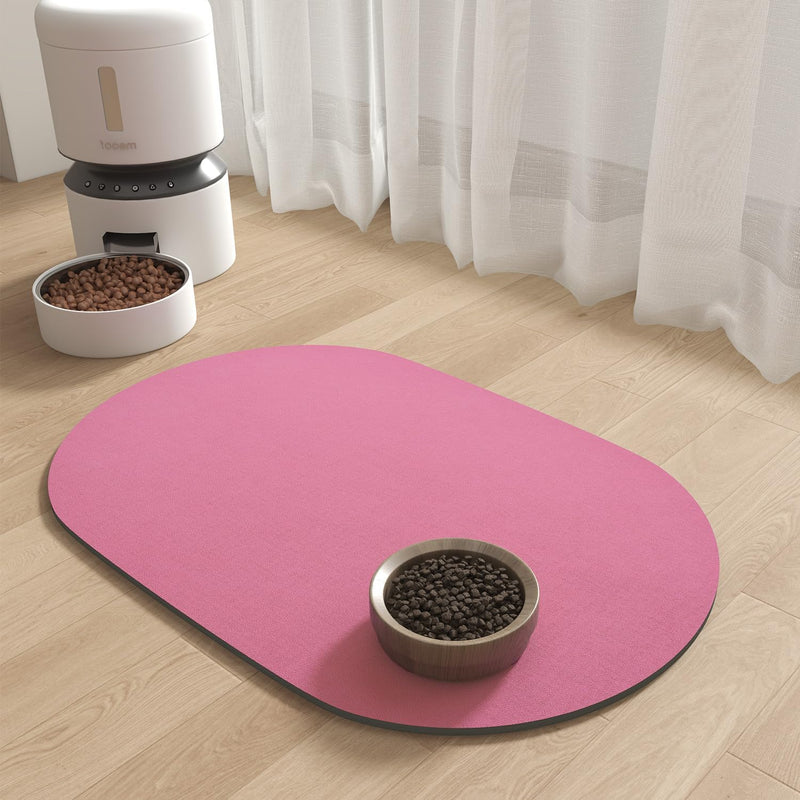 Absorbent Dog Food Mat-Cat Dog Mat for Food and Water Bowl, Quick Dry Pet Food Mat, No Stains Dog Feeding mat, Dog Accessories Pet Supplies Mat-Dog Water Bowl Mat for Messy Drinkers