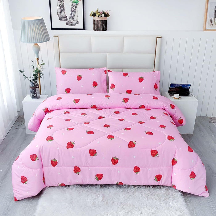 SDY 3PCS Cheetah Comforter Set Queen,Soft Leopard Print Bedding for Kids, Toddler, Girls, Boys
