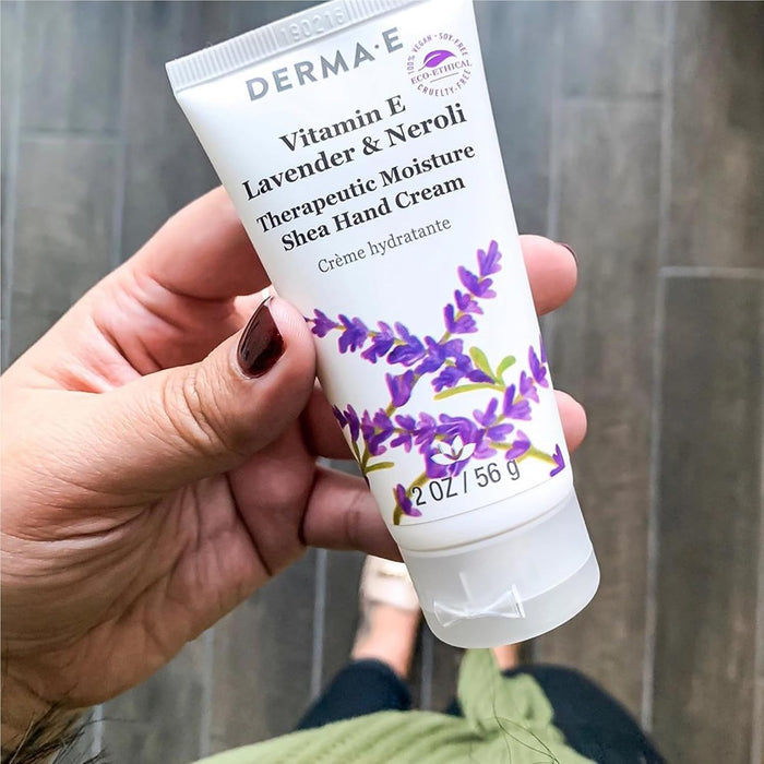 derma e Vitamin E Lavender & Neroli Therapeutic Moisture Shea Hand Cream, Aqua