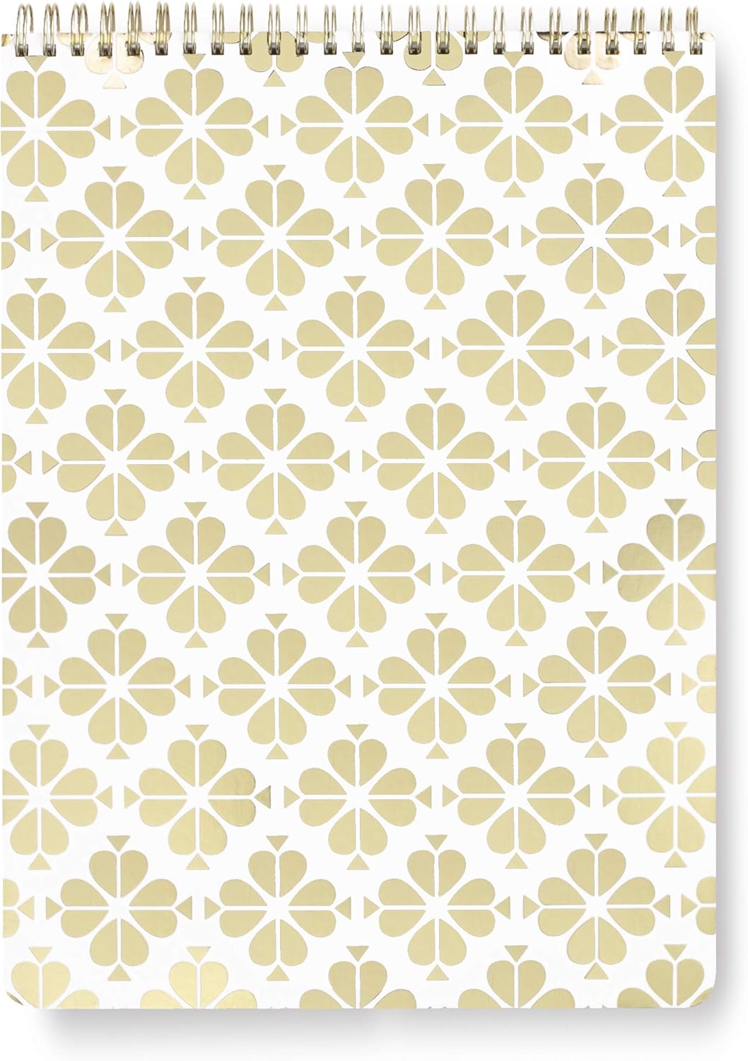 kate spade new york Large College Ruled Notebook, Top Spiral Notebook with 160 Pages, 11.75" x 8.5" Writing Pad, Charmed Library