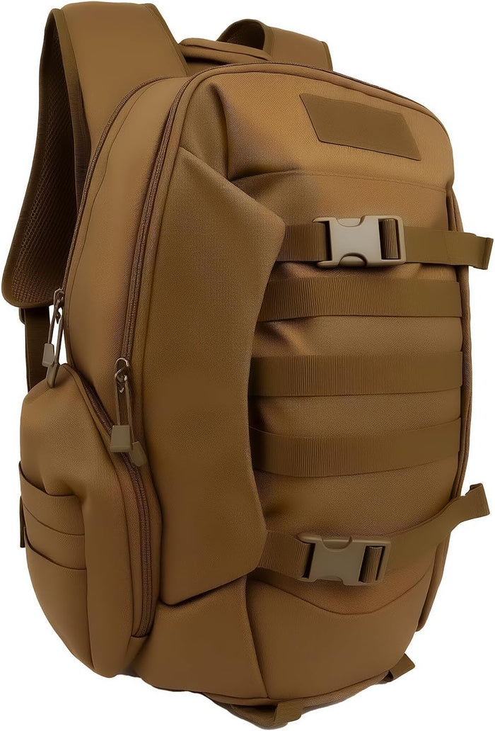 35L Tactical Backpack for Men, MOLLE Military Bug Out Bag, Waterproof Rucksack for Hiking with Hydration Port Army Green