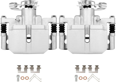 SCITOO 18B5425 18B5424 Rear Left & Right Disc Brake Calipers Assembly w/Bracket For Dodge For Dart 2013-2016