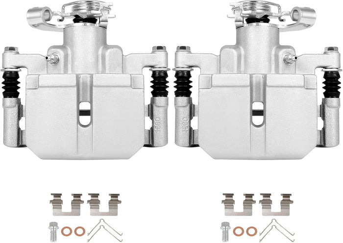 SCITOO 18B5425 18B5424 Rear Left & Right Disc Brake Calipers Assembly w/Bracket For Dodge For Dart 2013-2016