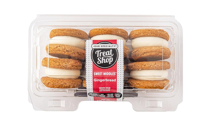 Our Specialty Carrot Cake Sweet Middles Sandwich Cookies - Made in a Peanut and Nut Free Facility, Pack of 12 Sandwich Cookies