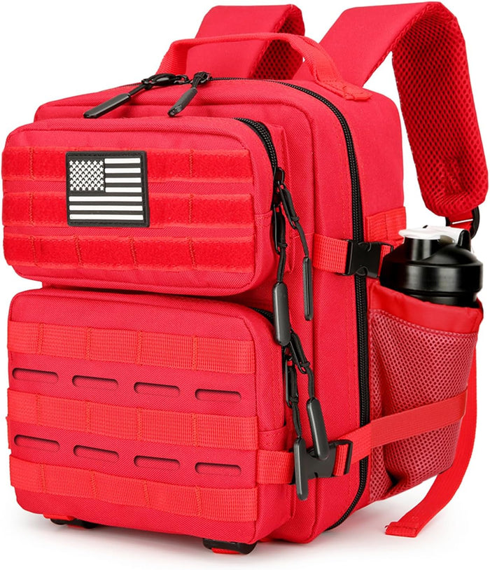 9L Mini Tactical Backpack 9L Assault Pack 9L Tactical Backpack Hiking Fitness Backpack(Rainbow Tie-Dye)