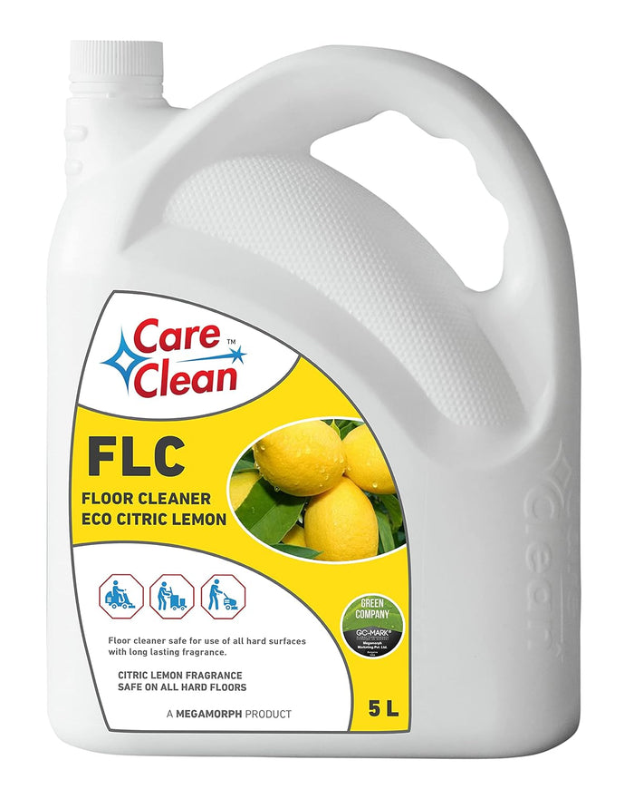 CareClean Floor Cleaner Eco – Floor Cleaning Liquid with Lavender Fragrance | Safe for All Surfaces – Ceramic, Marble, Granite, Mosaic | Tough Stain Removal & Long-Lasting Shine | 5L